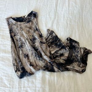 Tie dye tank dress